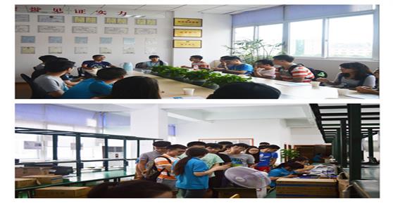 電子科技大學(xué)學(xué)生來我司參觀實習(xí)